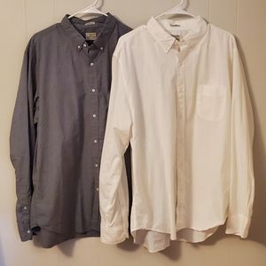 Set of men's J Crew button up shirts sz XL